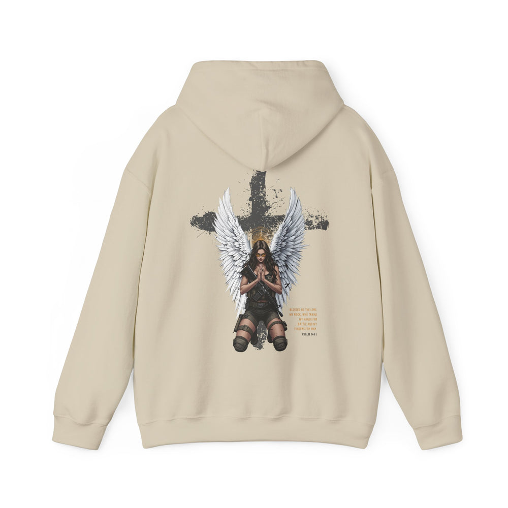 FEMALE ARCHANGEL PSALM 144:1 HOODIE