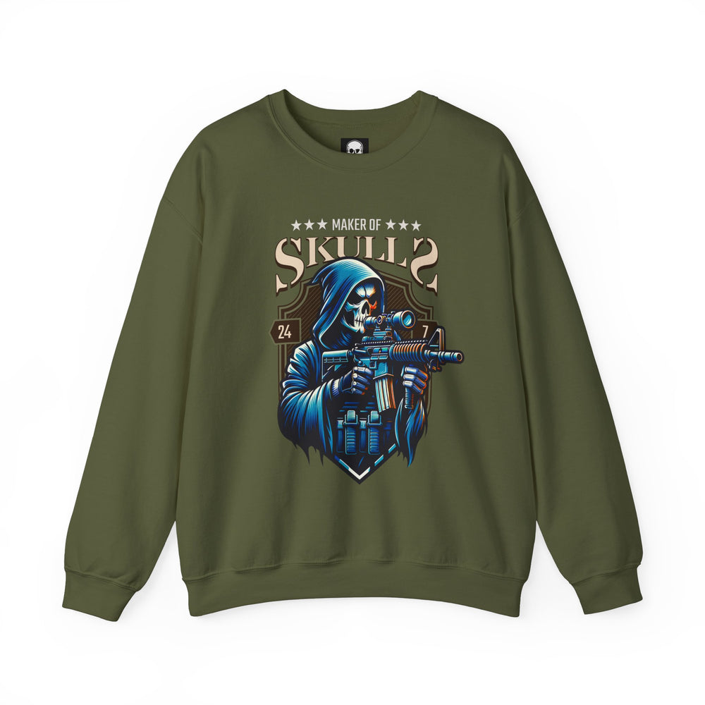 MAKER OF SKULLS SWEATSHIRT