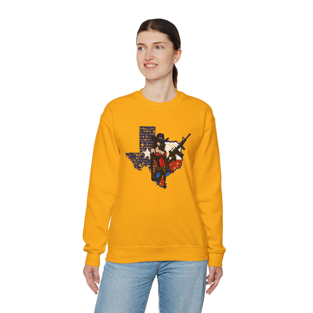 COWGIRL TEXAS STATE SWEATSHIRT