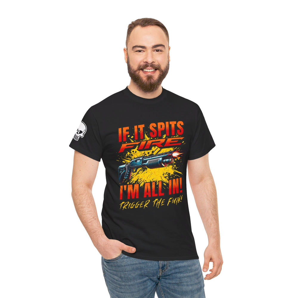 SHOTGUN SPITTING FIRE T SHIRT