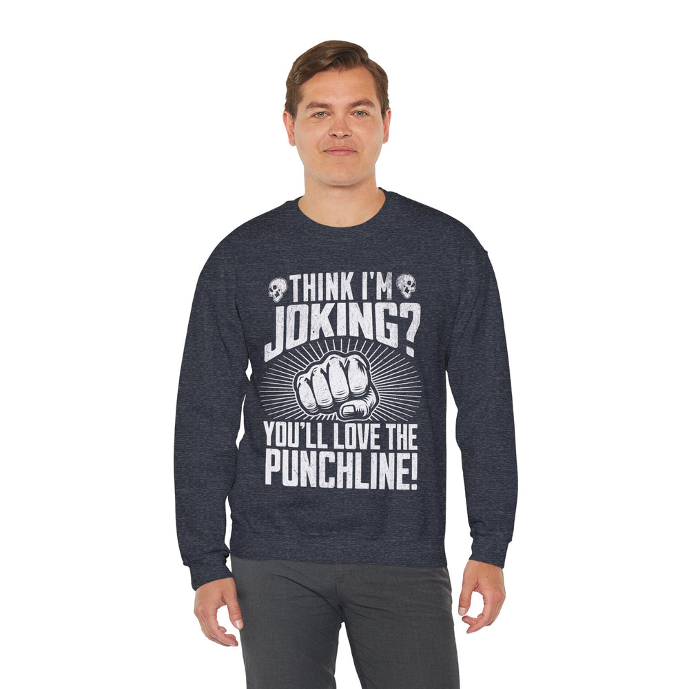 KISS THE PUNCHLINE SWEATSHIRT