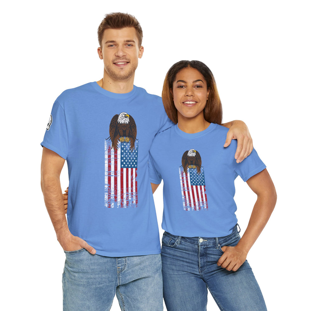 EAGLE USA FLAG T SHIRT