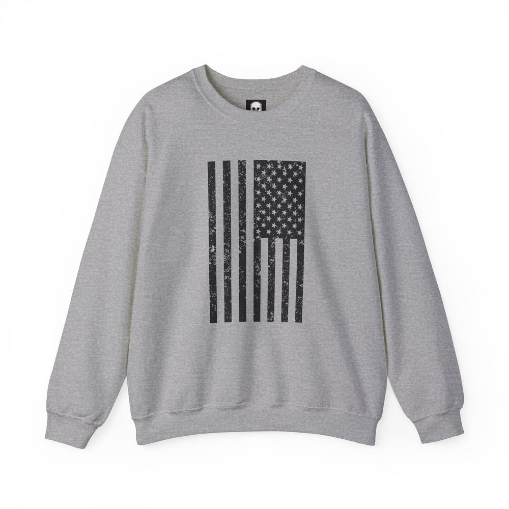 VERTICAL USA GRUNGE FLAG SWEATSHIRT