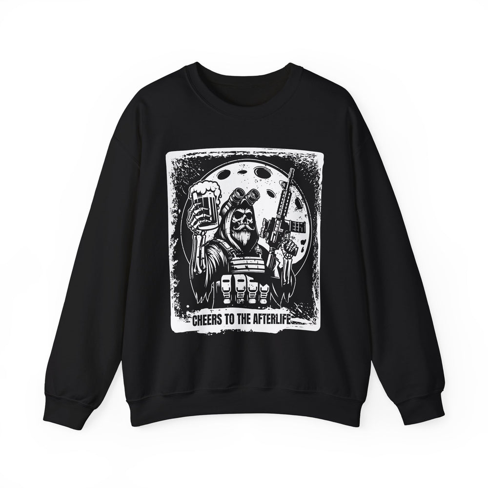 CHEERS TO THE AFTERLIFE GRUNGE SWEATSHIRT
