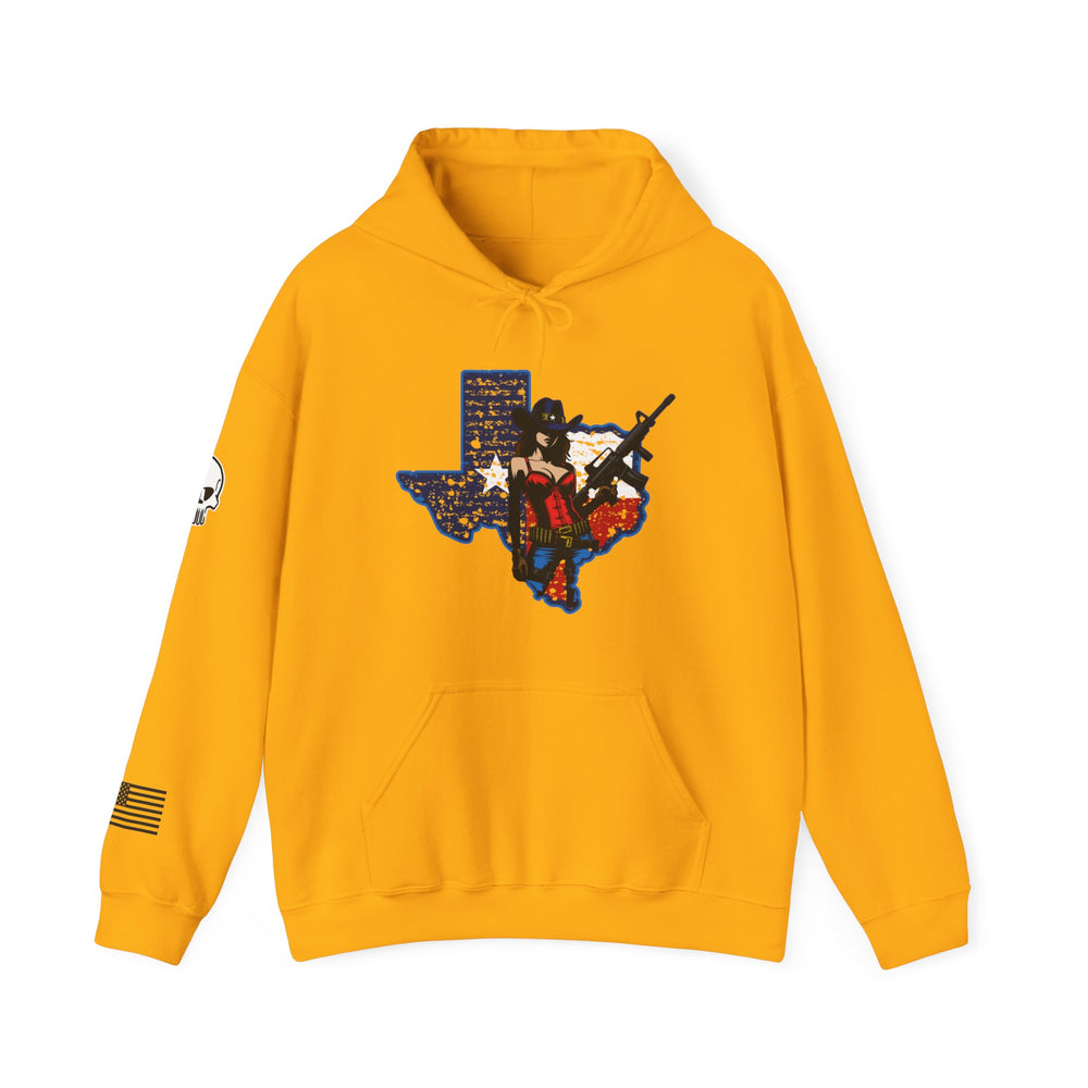 TEXAS STATE COWGIRL HOODIE