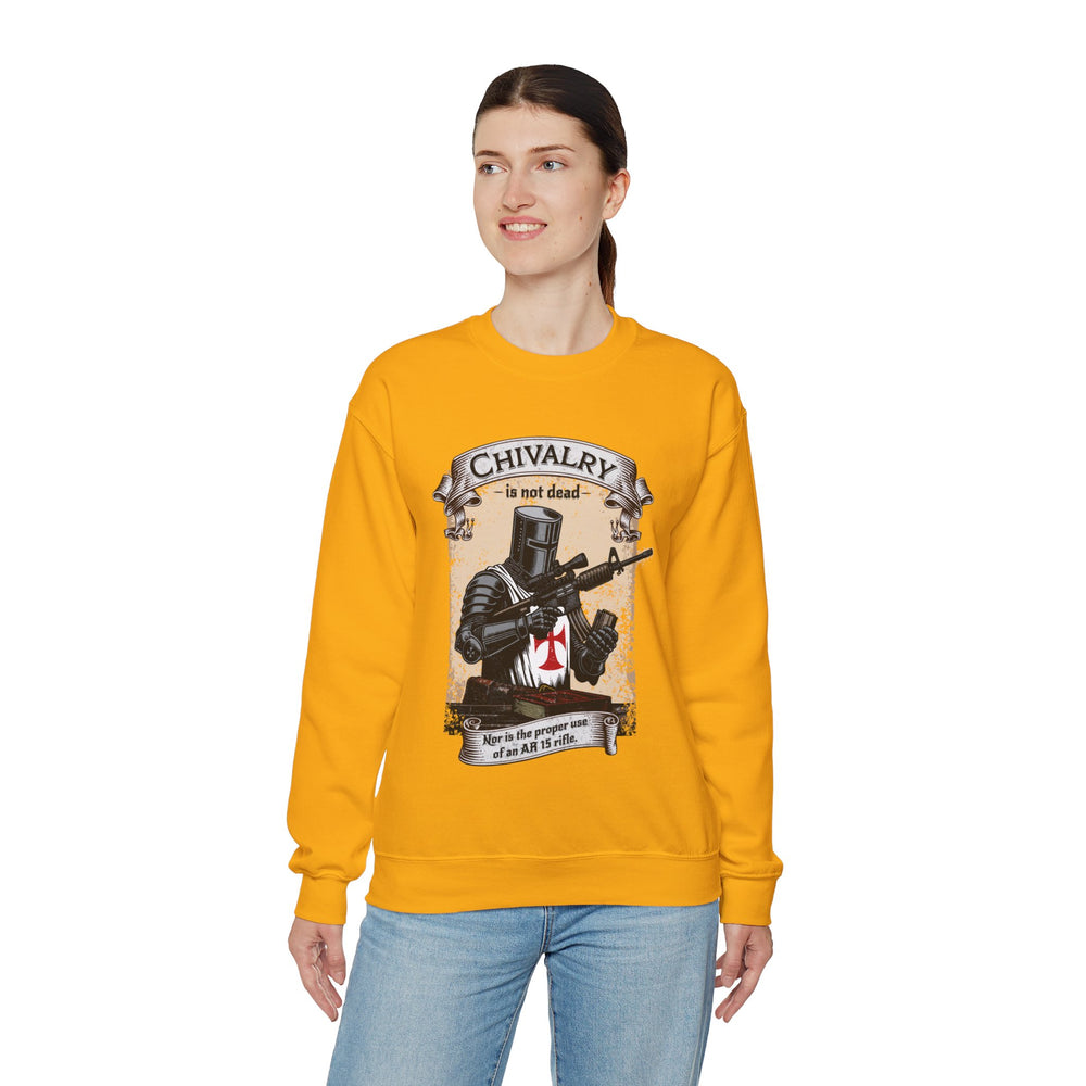 CHIVALRY IS NOT DEAD SWEATSHIRT