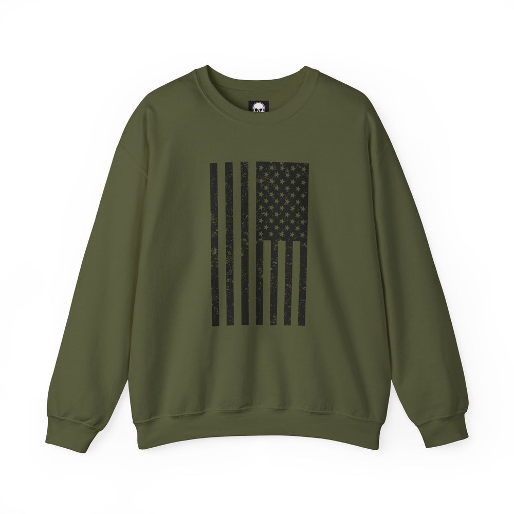 VERTICAL USA GRUNGE FLAG SWEATSHIRT