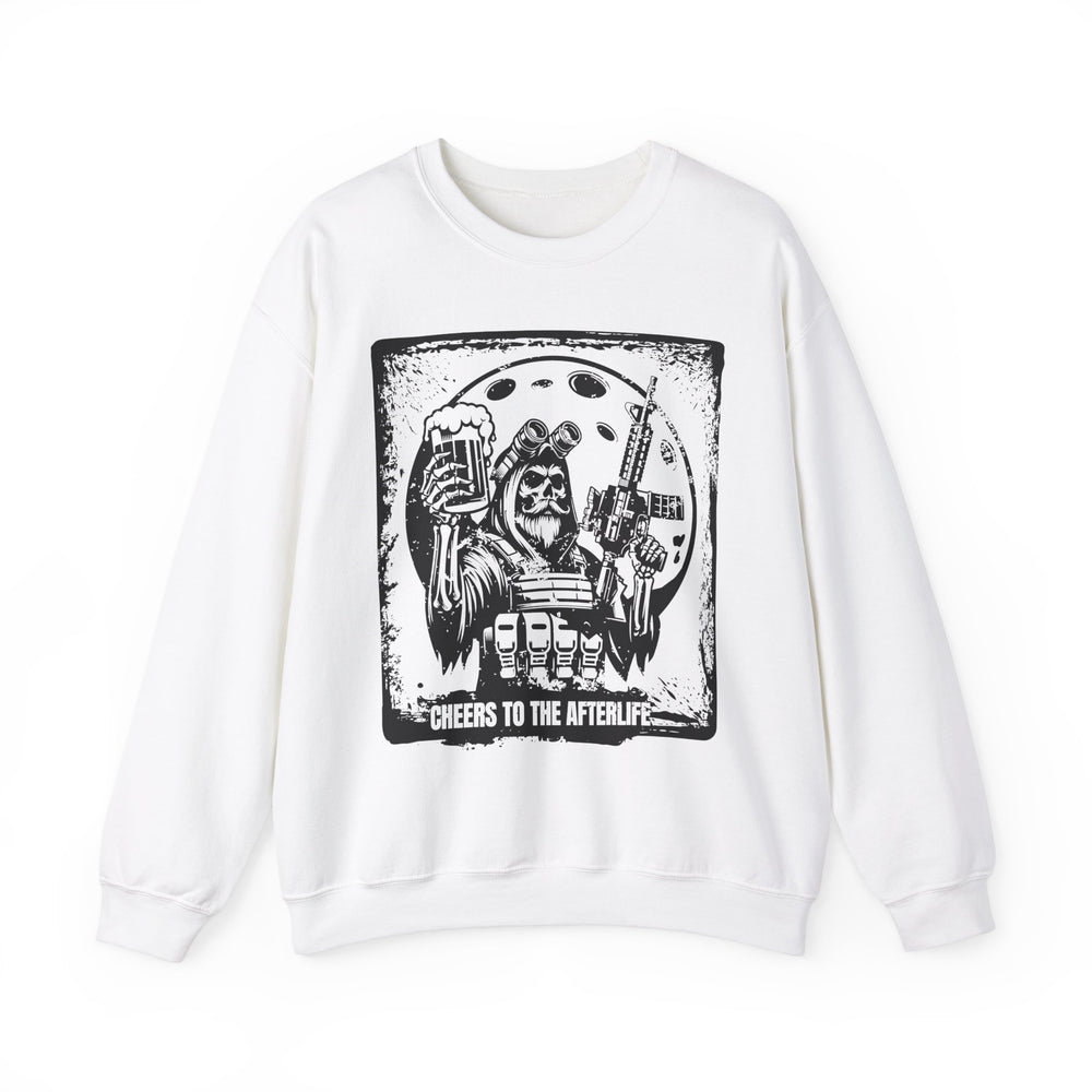 CHEERS TO THE AFTERLIFE GRUNGE SWEATSHIRT