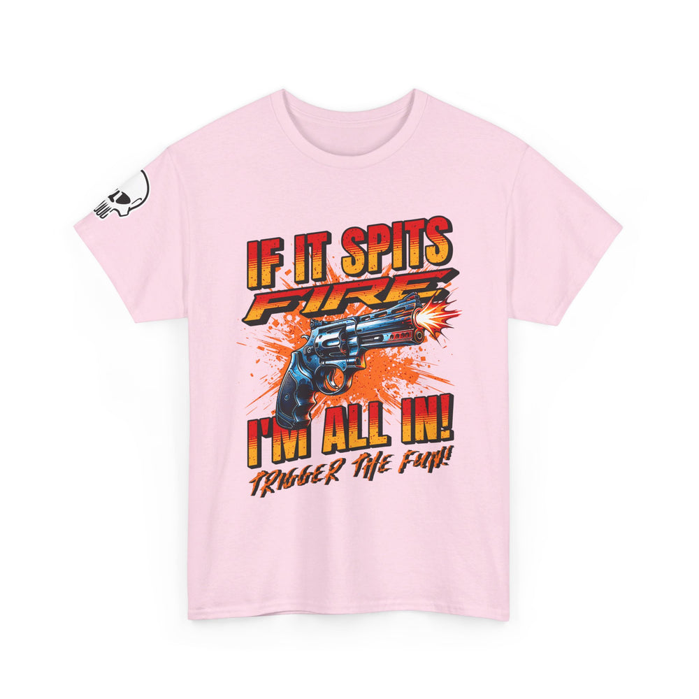 REVOLVER SPITTING FIRE T SHIRT