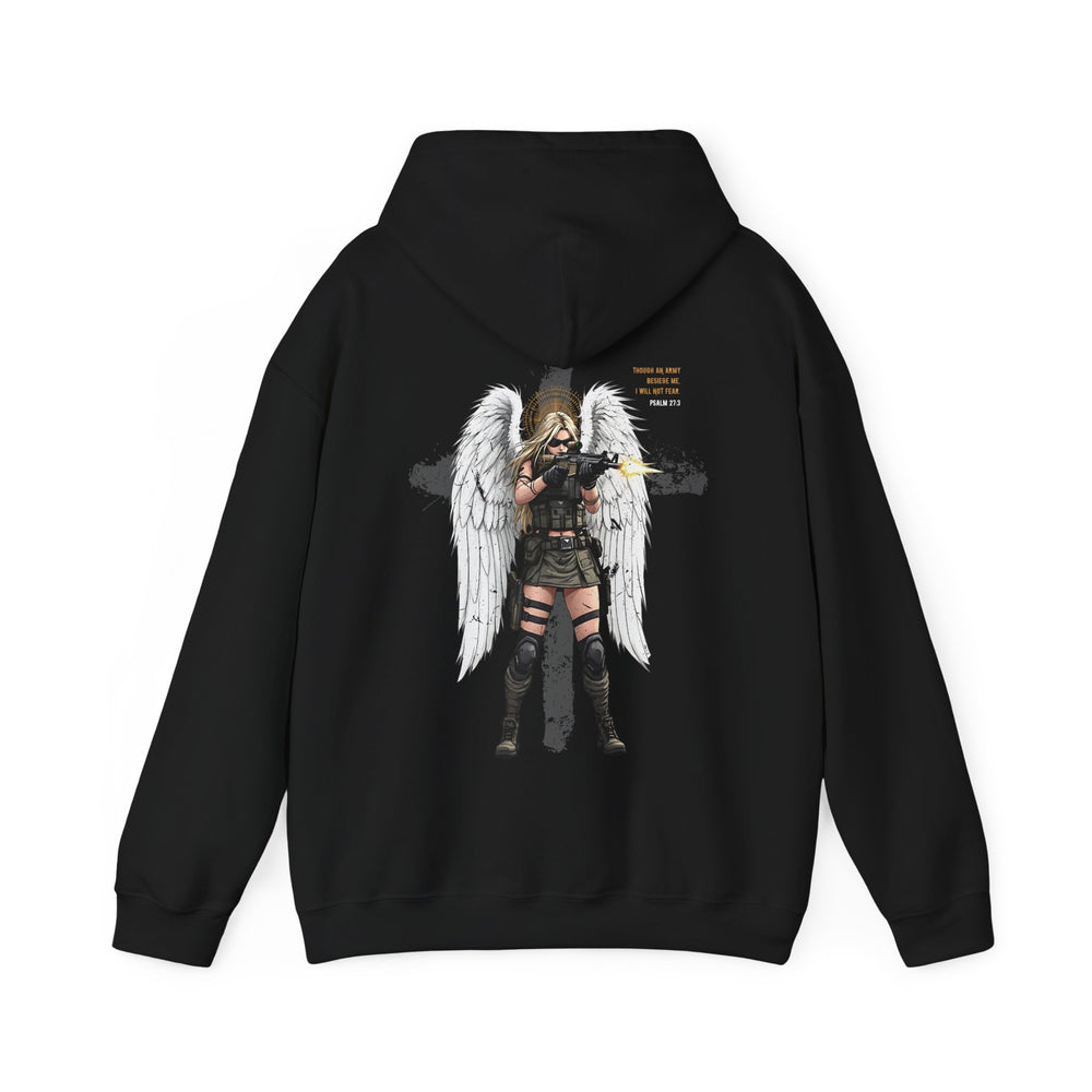 FEMALE ARCHANGEL PSALM 27:3 HOODIE